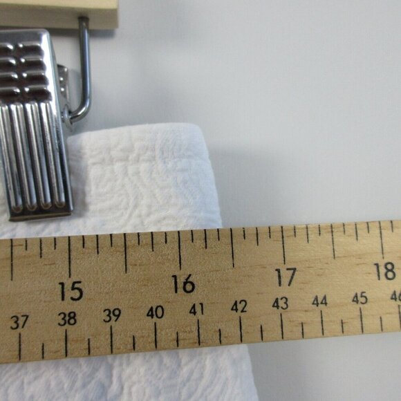 Club Monaco Capri Mid Rise Cropped Pants Women's 8 White Cotton Slim Casual 286 - Picture 8 of 11